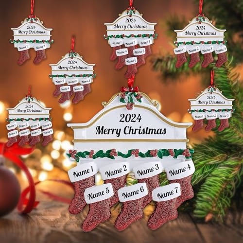 Personalized Christmas Ornaments Family of 2