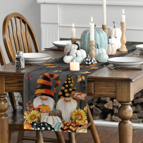 210 GSM Fall Table Runner Home Party Decor 13x120 Inch