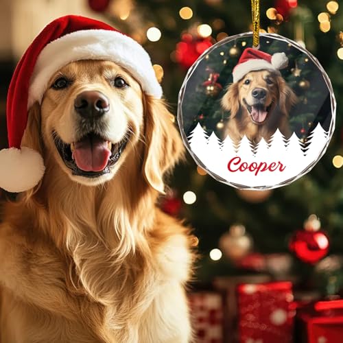 Personalized Pet Photo Ornaments Lovely Decor Gifts for Christmas