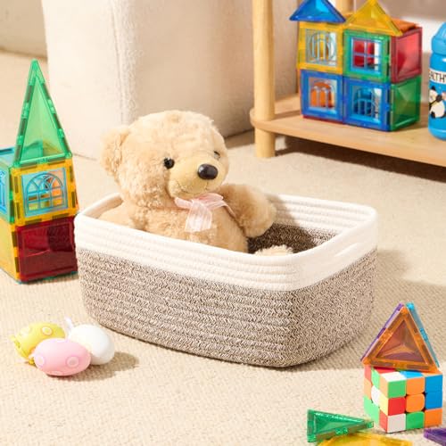 Small Storage Baskets for Organizing (4 Count)