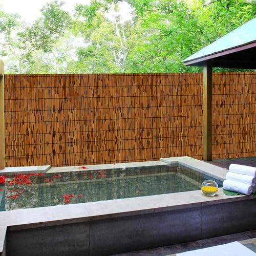 2 Pack Natural Reed Fence (131.2 Sq Ft)