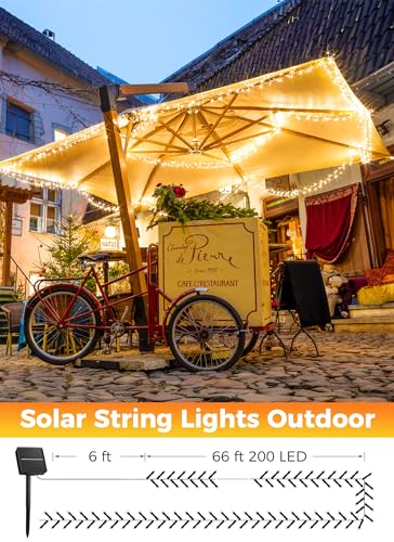 Solar String Lights Outdoor Waterproof (72 Foot)