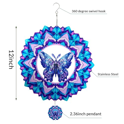 Butterfly Wind Spinner