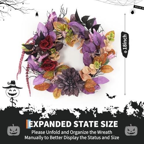 18 in Halloween Wreath