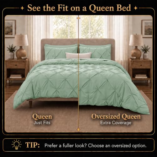 Queen Comforter Set Sage Green