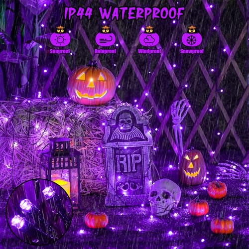 2 Pack Solar Halloween Lights (151 Foot)
