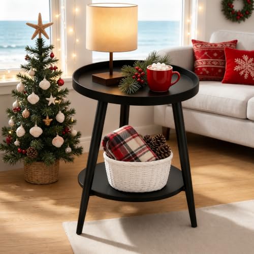 Black Side Table