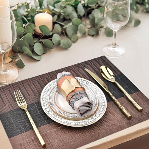 Brown Placemats Set of 6 (6 Count)