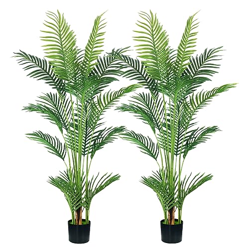 4.5FT 2Packs Artificial Palm Tree (2 Count)