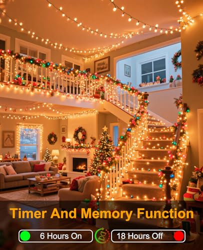 157FT 480 LED Christmas Lights Outdoor