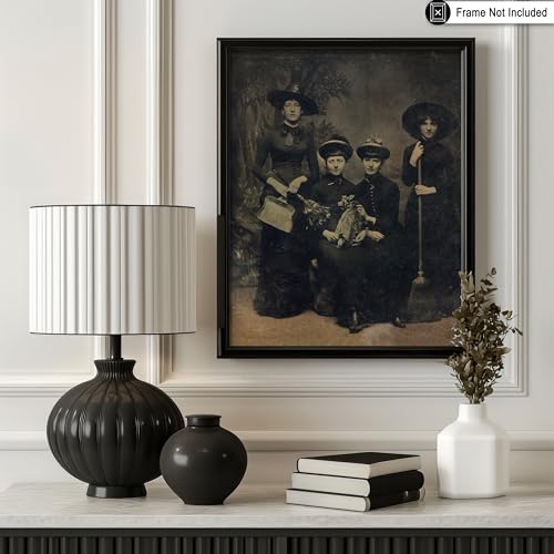 Vintage Four Witches Coven Poster