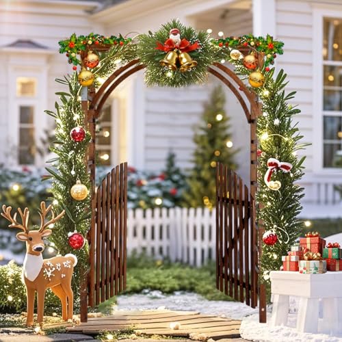 85in Wooden Arbor Garden Arch