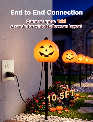 10.5FT Halloween Pathway Lights (5 Count)