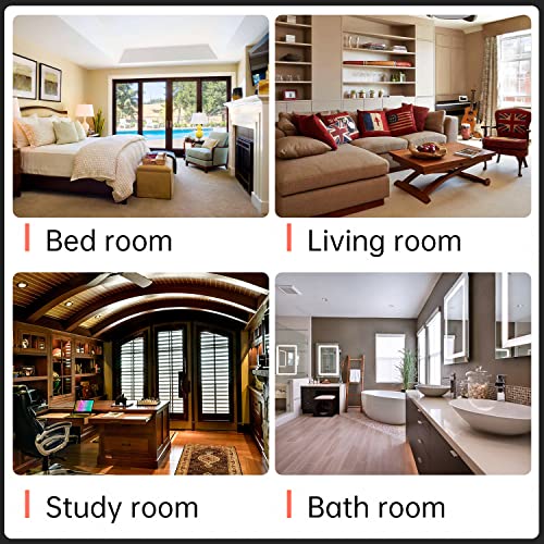 4 Panel Room Divider 6FT Steel Frame Screen Folding Privacy Divider Freestanding Partition for Home Office Bedroom