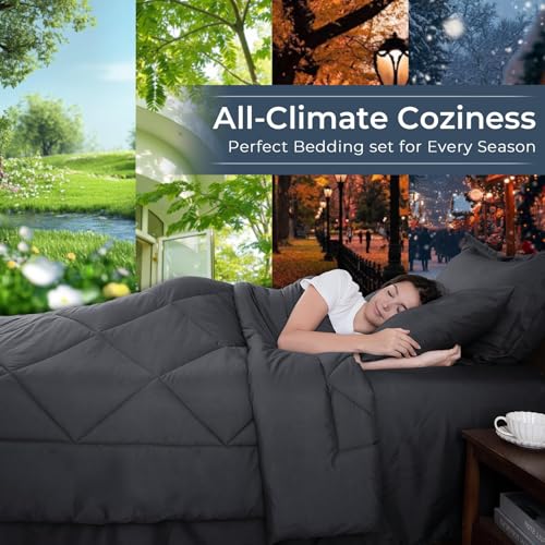 7 Piece Oversized King Comforter Set