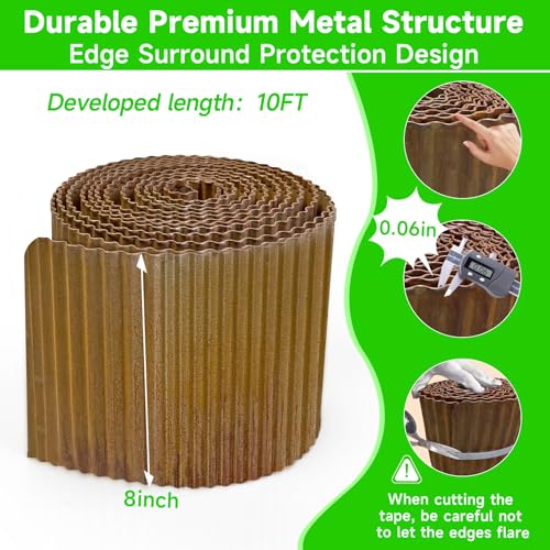 Corrugated Garden Edging