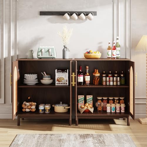 Set of 2 Rattan Sideboard (2 Count)