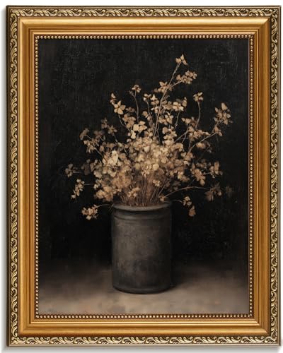 Vintage Gold Framed Wall Art for Home Decor