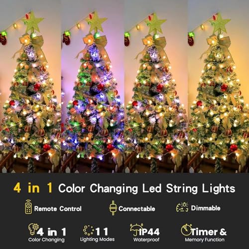 180ft Globe String Lights with Remote (180 Foot)