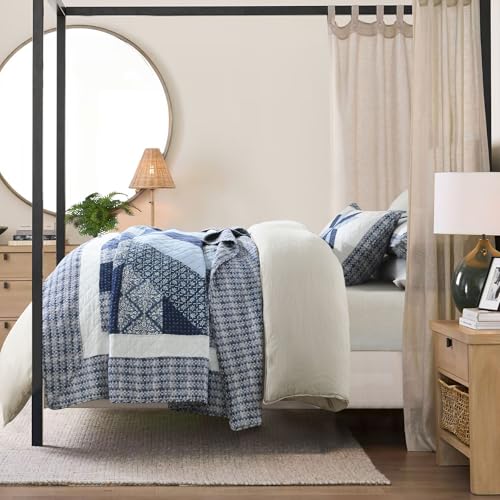 Handmade Quilted 100% Cotton King Comforter Set for Bed