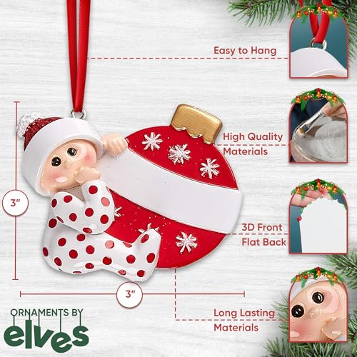 Personalized Babys First Christmas Ornament 2026