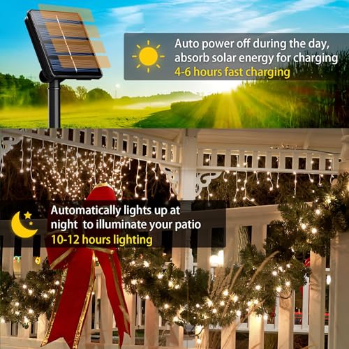 Solar String Lights Outdoor (4 Count)