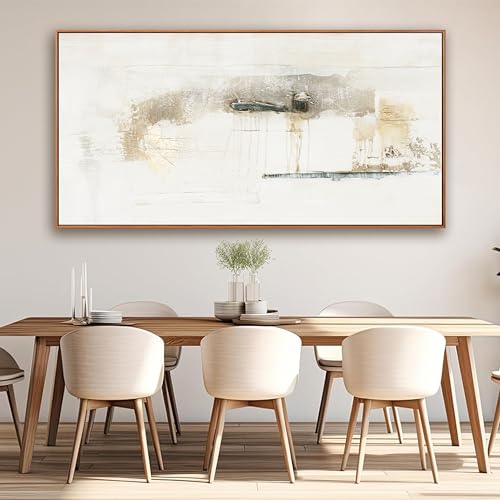 Multicolor Minimalist Graffiti Large Abstract Wall Art Decor 29"×58"