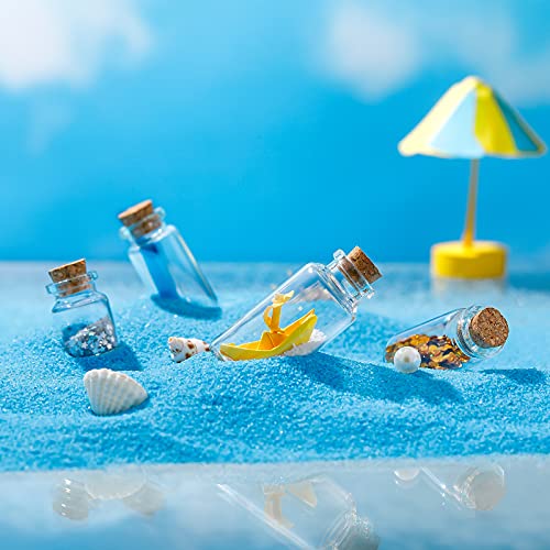 45 Pcs Spell Jar Mini Glass Potion Bottles Cork Stopper