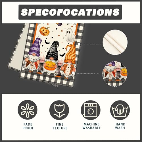Halloween Gnome Table Runner for Table Decoration 13x120 Inch