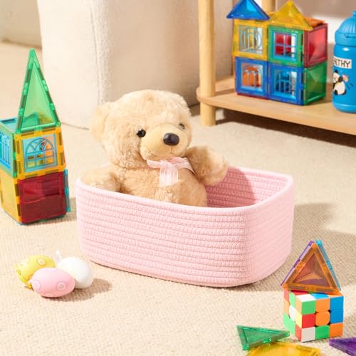 Small Storage Baskets for Organizing (3 Count)