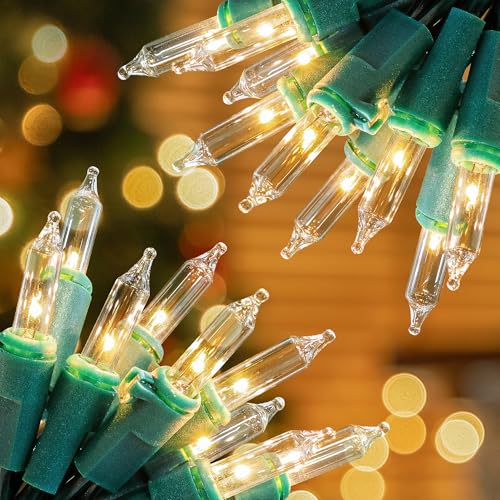 Warm White Christmas Mini Lights (46 Foot)