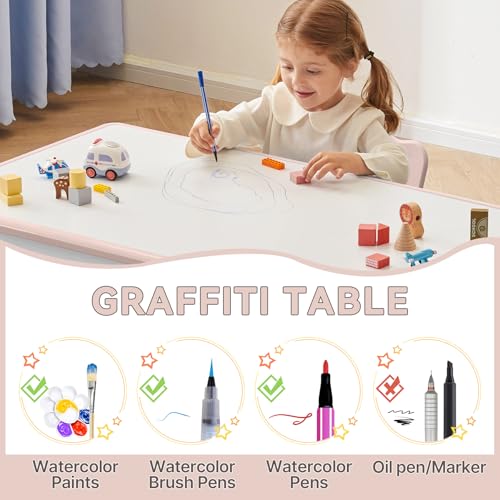 Kids Study Table and Chairs Set