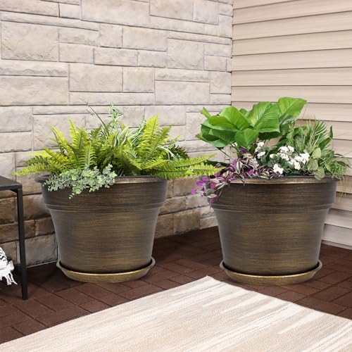 Plant Planters Pots Set of 6 Pack 6 Inch (6 Count)