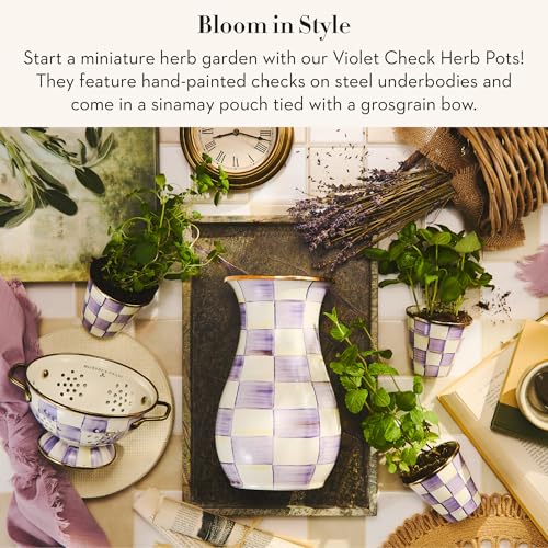 Enamel Herb Pot Set (3 Count)