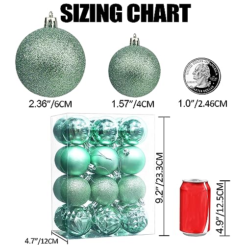 Christmas Ball Ornaments (24 Count)