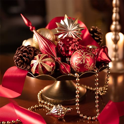 100ct Christmas Tree Decorations Ball Ornaments Set Large (100 Count)