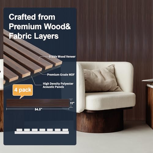 Wood Panels for Wall (4 Count)