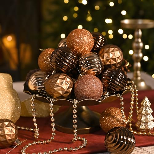 24ct Christmas Ornaments Tree Decorations Set 2.36 Inch (24 Count)