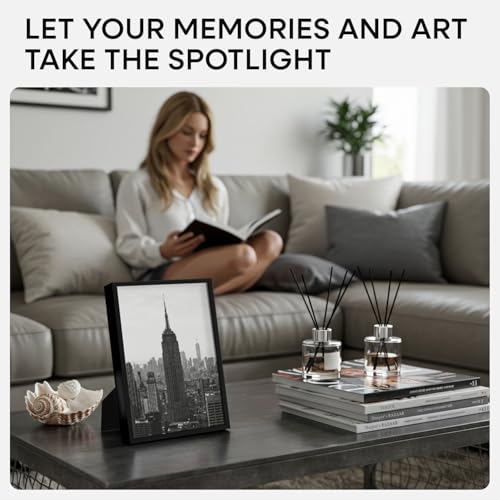 8x11 Black Picture Frame (3 Count)