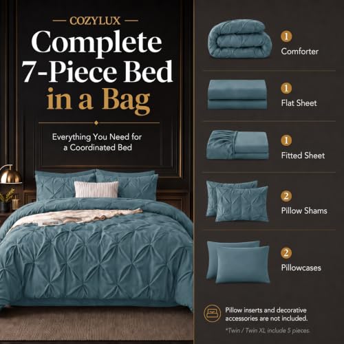 King Comforter Set Mineral Blue