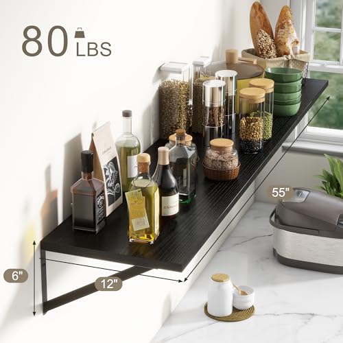 Deep Floating Shelves