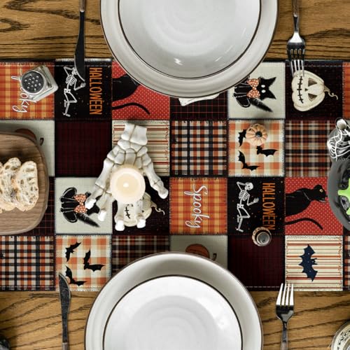 210 GSM Halloween Table Runner Home Party Decor 13x60 Inch (5.4 Sq Ft)