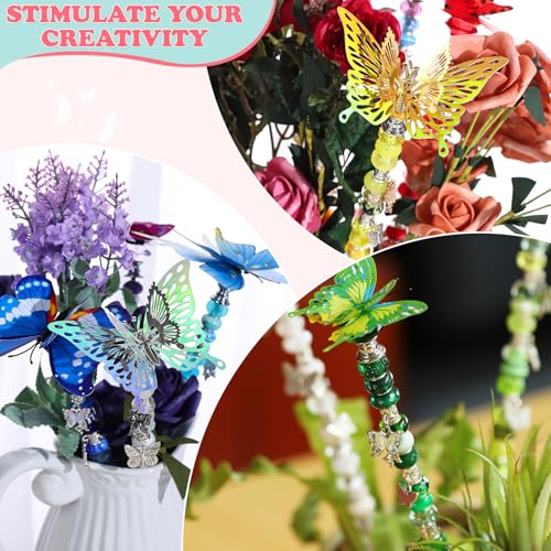 380Pcs Beaded Garden Stake (380 Count)