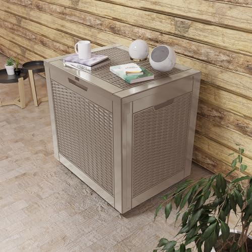 31 Gallon Deck Boxes Outdoor Waterproof