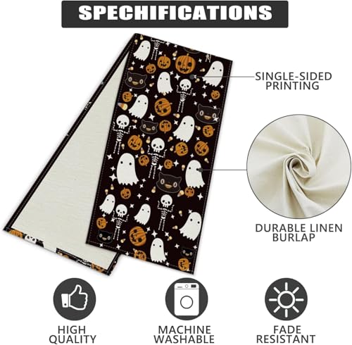Halloween Table Runner and Placemats Set of 5