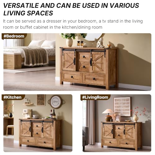 48 inch Farmhouse 4 Drawer