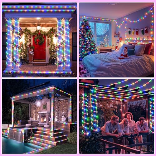 100FT 300 LED Rope Lights for Outside
