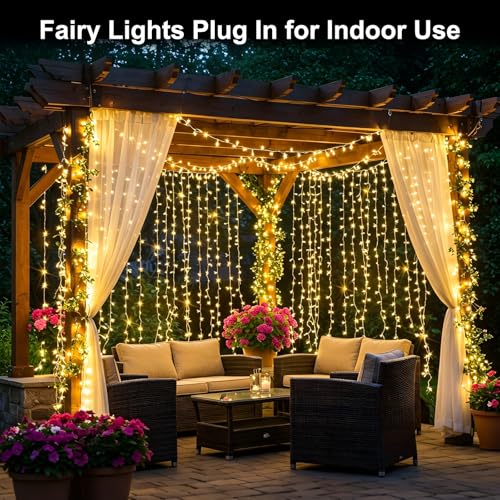 100FT 300 LED Christmas Lights Plug in