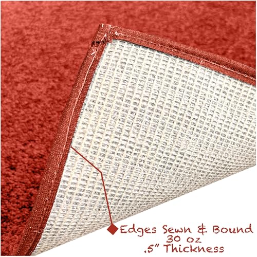 Soft & Colorful 11' Round Kids Classroom Area Rug