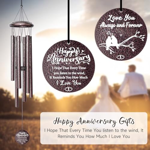 Anniversary Wind Chimes Gifts for Men Women